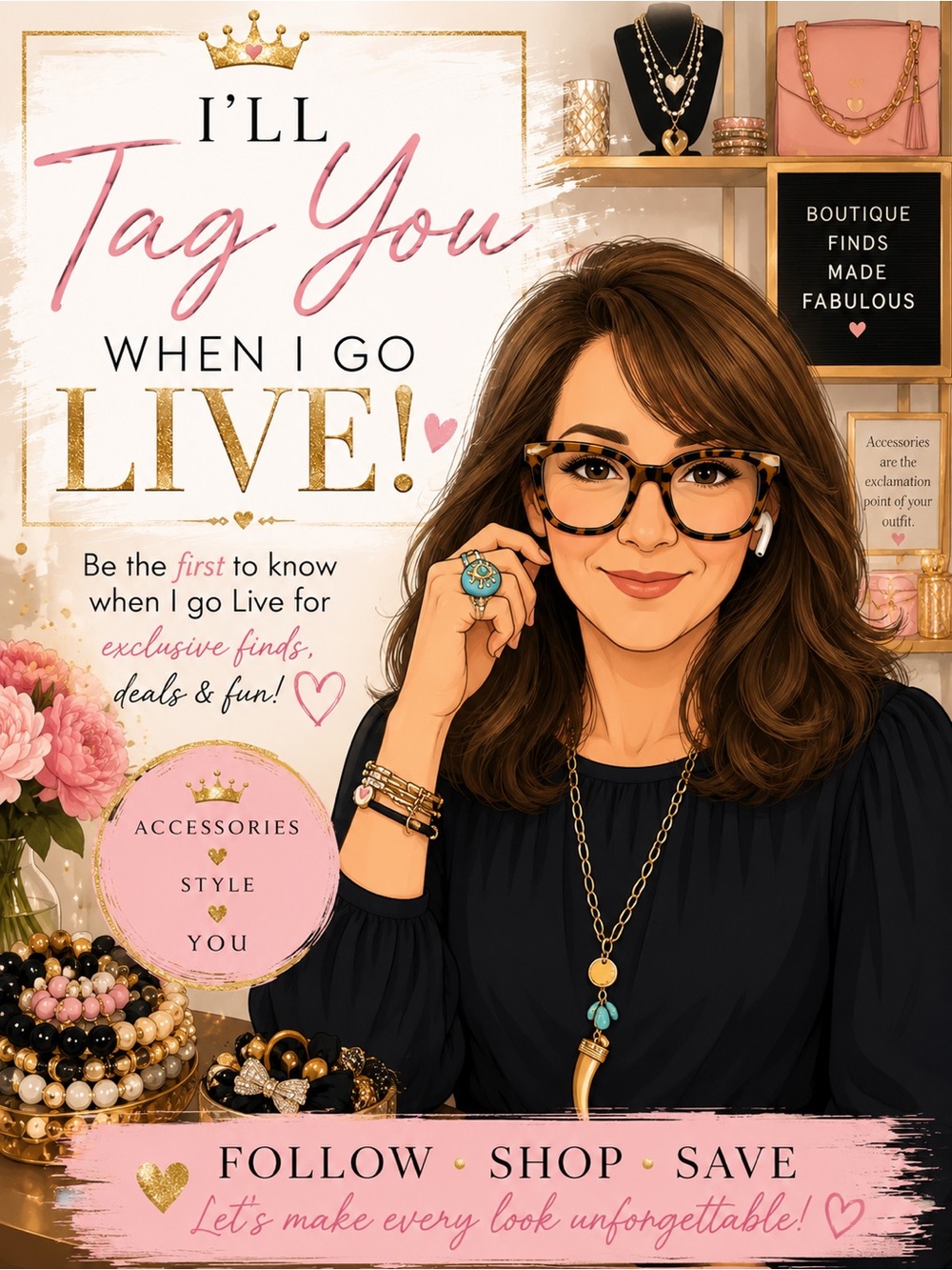 Tag me in Live Shows - I want o join the fun!
